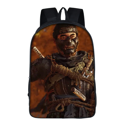 16‘’Ghost of Tsushima Backpack School Bag - Image 29