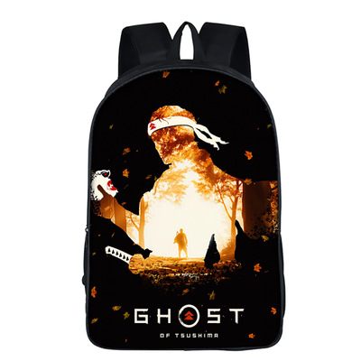 16‘’Ghost of Tsushima Backpack School Bag - Image 30