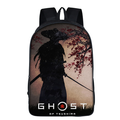 16‘’Ghost of Tsushima Backpack School Bag - Image 3