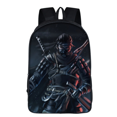 16‘’Ghost of Tsushima Backpack School Bag - Image 4
