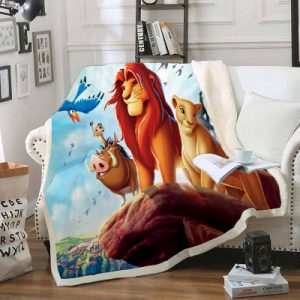 King of the Jungle Square Blanket Knee Blanket Sofa Blanket