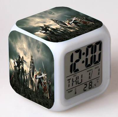 Final Fantasy 7 Colors Change Digital Alarm LED Clock - Image 4