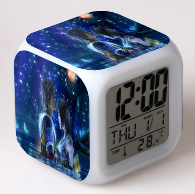 Final Fantasy 7 Colors Change Digital Alarm LED Clock - Image 5