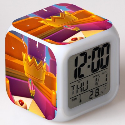 Fall Guys 7 Colors Change Digital Alarm LED Clock - Image 9