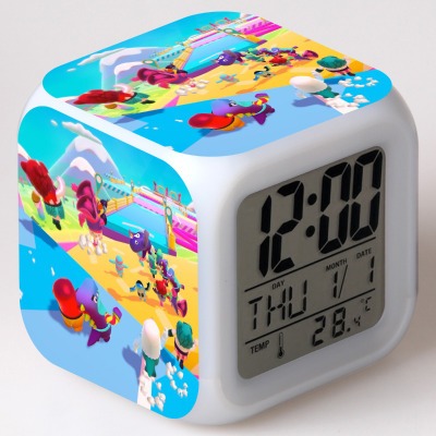 Fall Guys 7 Colors Change Digital Alarm LED Clock - Image 12