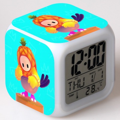 Fall Guys 7 Colors Change Digital Alarm LED Clock - Image 13