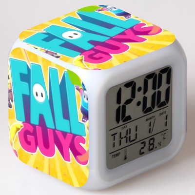 Fall Guys 7 Colors Change Digital Alarm LED Clock - Image 14
