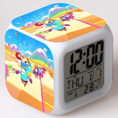 Fall Guys 7 Colors Change Digital Alarm LED Clock - Image 15