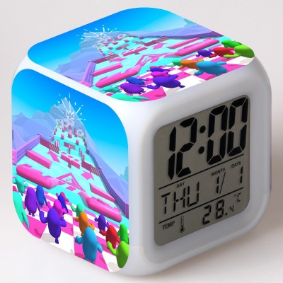 Fall Guys 7 Colors Change Digital Alarm LED Clock - Image 16