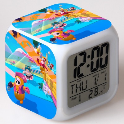 Fall Guys 7 Colors Change Digital Alarm LED Clock - Image 18
