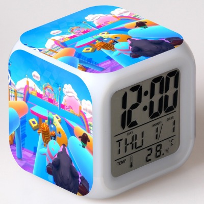 Fall Guys 7 Colors Change Digital Alarm LED Clock - Image 21