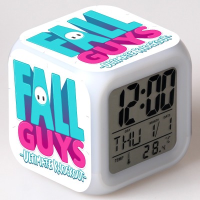 Fall Guys 7 Colors Change Digital Alarm LED Clock - Image 24
