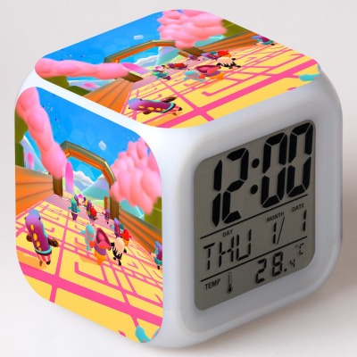 Fall Guys 7 Colors Change Digital Alarm LED Clock - Image 7