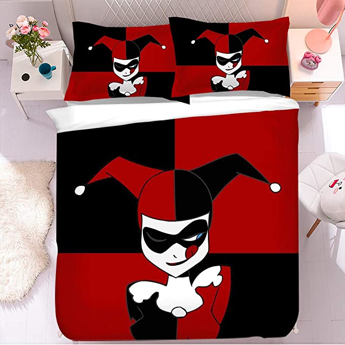 Ha-Rley Quinn Comfortable Bedding Three-Piece Soft and Breathable Duvet Cover - Image 24