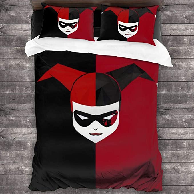 Ha-Rley Quinn Comfortable Bedding Three-Piece Soft and Breathable Duvet Cover - Image 14
