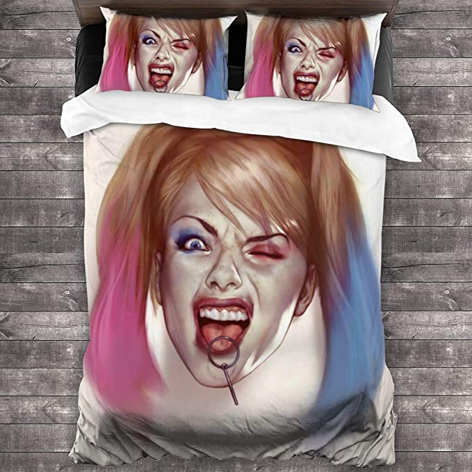 Ha-Rley Quinn Comfortable Bedding Three-Piece Soft and Breathable Duvet Cover - Image 13