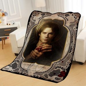 Ian Somerhalder Blankets Printing Soft Nap Blanket On Home/Sofa/Office Portable Travel Cover Blanket