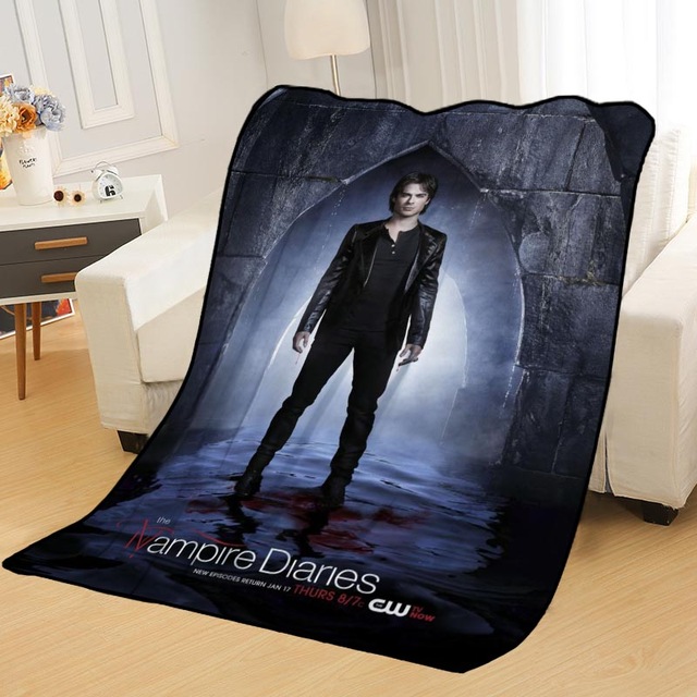 Ian Somerhalder Blankets Printing Soft Nap Blanket On Home/Sofa/Office Portable Travel Cover Blanket - Image 3