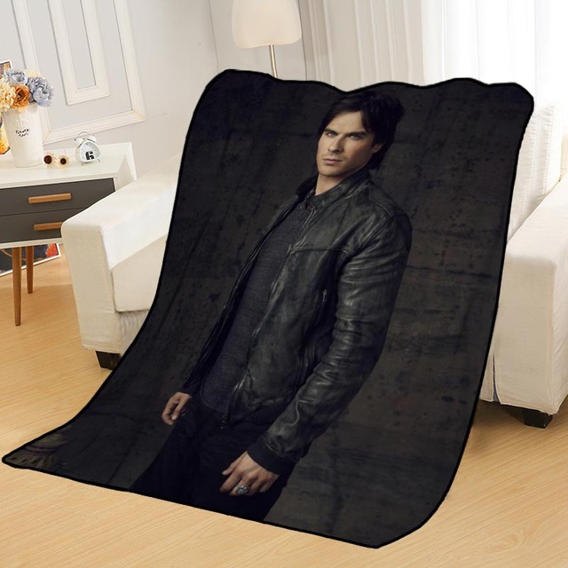 Ian Somerhalder Blankets Printing Soft Nap Blanket On Home/Sofa/Office Portable Travel Cover Blanket - Image 4