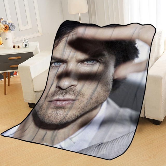 Ian Somerhalder Blankets Printing Soft Nap Blanket On Home/Sofa/Office Portable Travel Cover Blanket - Image 5