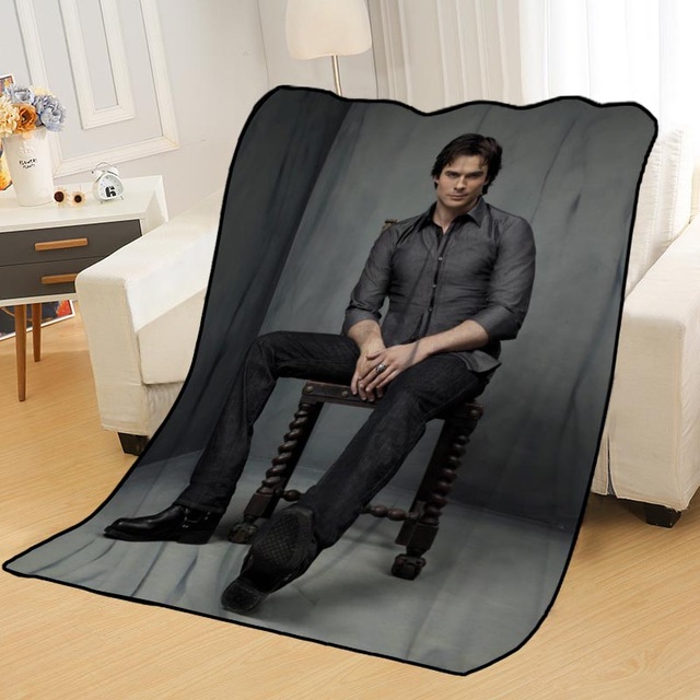 Ian Somerhalder Blankets Printing Soft Nap Blanket On Home/Sofa/Office Portable Travel Cover Blanket - Image 7