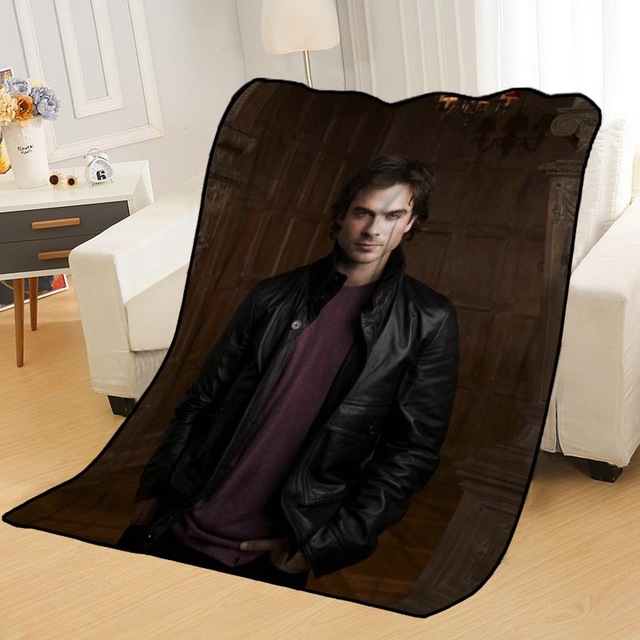 Ian Somerhalder Blankets Printing Soft Nap Blanket On Home/Sofa/Office Portable Travel Cover Blanket - Image 9