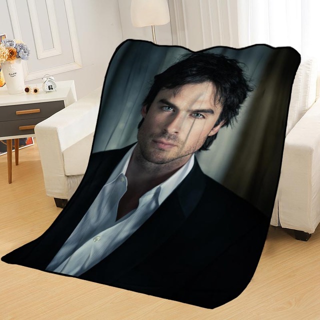 Ian Somerhalder Blankets Printing Soft Nap Blanket On Home/Sofa/Office Portable Travel Cover Blanket - Image 11