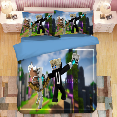 Creeper Comfortable Bedding Three-Piece Soft and Breathable Duvet Cover - Image 7