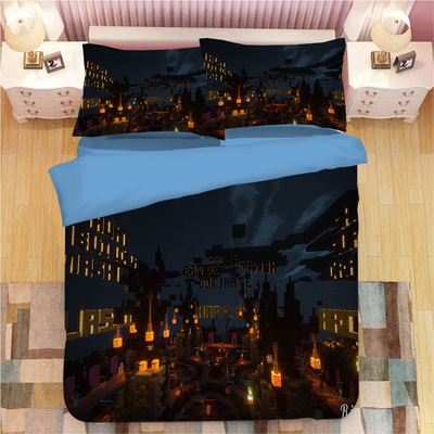 Creeper Comfortable Bedding Three-Piece Soft and Breathable Duvet Cover - Image 8