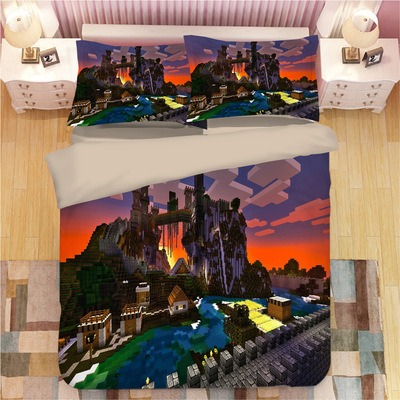 Creeper Comfortable Bedding Three-Piece Soft and Breathable Duvet Cover - Image 12