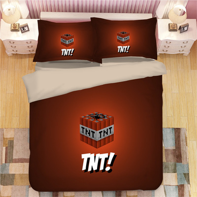 Creeper Comfortable Bedding Three-Piece Soft and Breathable Duvet Cover - Image 13