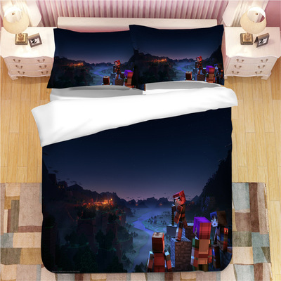 Creeper Comfortable Bedding Three-Piece Soft and Breathable Duvet Cover - Image 14