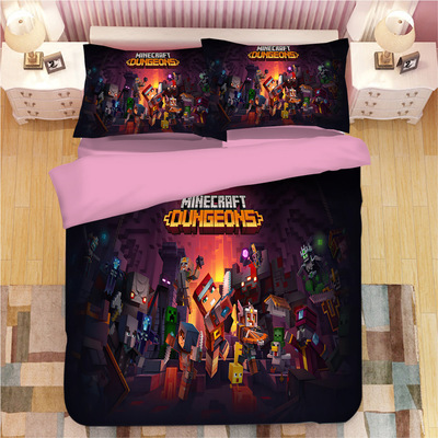 Creeper Comfortable Bedding Three-Piece Soft and Breathable Duvet Cover - Image 15