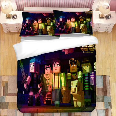 Creeper Comfortable Bedding Three-Piece Soft and Breathable Duvet Cover - Image 16