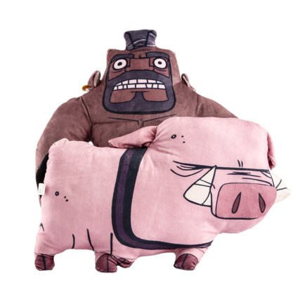 Boar rider plush doll toy doll pillow - Image 5