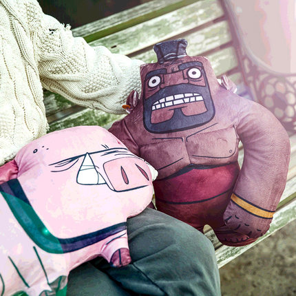 Boar rider plush doll toy doll pillow - Image 2