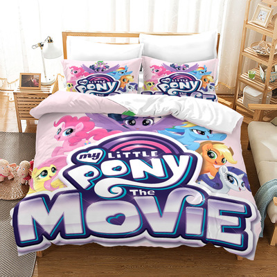 My Little Pony Comfortable Bedding Three-Piece Soft and Breathable Duvet Cover - Image 22