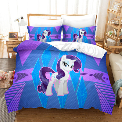 My Little Pony Comfortable Bedding Three-Piece Soft and Breathable Duvet Cover - Image 27