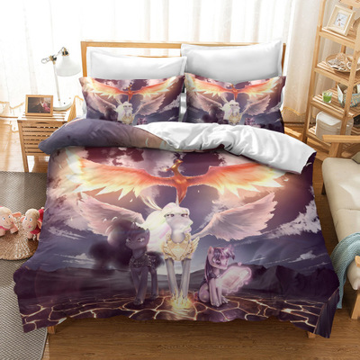 My Little Pony Comfortable Bedding Three-Piece Soft and Breathable Duvet Cover - Image 11