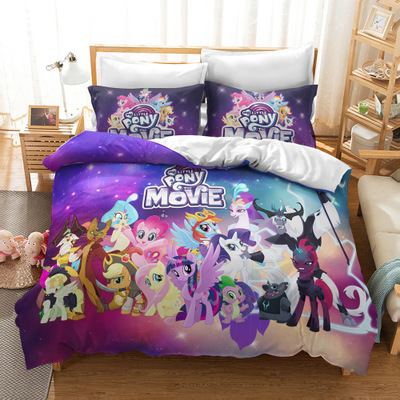 My Little Pony Comfortable Bedding Three-Piece Soft and Breathable Duvet Cover - Image 13