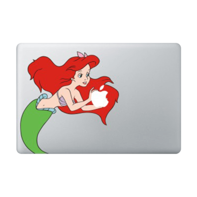 The Little Mermaid Macbook Stickers