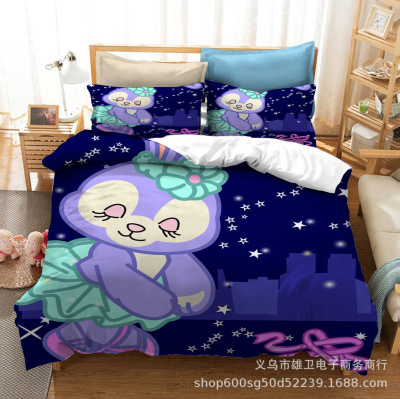 Duffy Comfortable Bedding Three-Piece Soft and Breathable Duvet Cover - Image 4