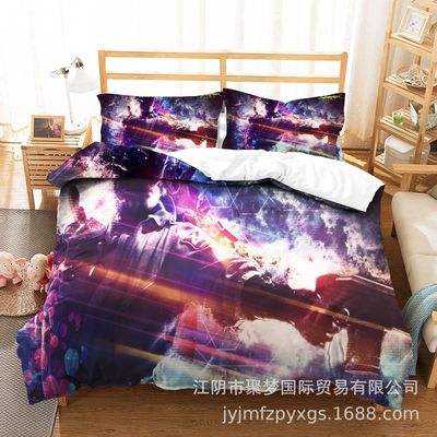 Cyberpunk 2077 Comfortable Bedding Three-Piece Soft and Breathable Duvet Cover - Image 6