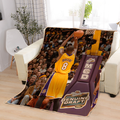 Kobe Bryant Blankets Printing Soft Nap Blanket On Home/Sofa/Office Portable Travel Cover Blanket - Image 2