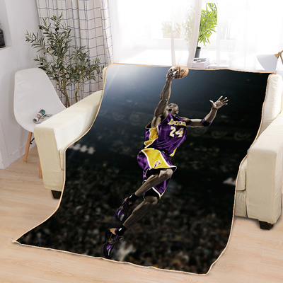 Kobe Bryant Blankets Printing Soft Nap Blanket On Home/Sofa/Office Portable Travel Cover Blanket - Image 5
