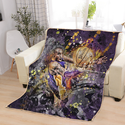 Kobe Bryant Blankets Printing Soft Nap Blanket On Home/Sofa/Office Portable Travel Cover Blanket - Image 7