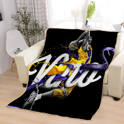 Kobe Bryant Blankets Printing Soft Nap Blanket On Home/Sofa/Office Portable Travel Cover Blanket - Image 24