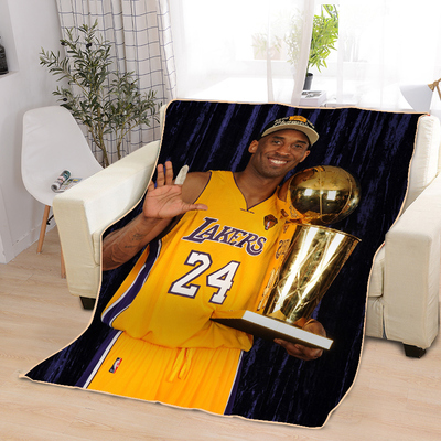 Kobe Bryant Blankets Printing Soft Nap Blanket On Home/Sofa/Office Portable Travel Cover Blanket - Image 9