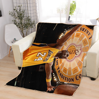 Kobe Bryant Blankets Printing Soft Nap Blanket On Home/Sofa/Office Portable Travel Cover Blanket - Image 15