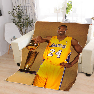 Kobe Bryant Blankets Printing Soft Nap Blanket On Home/Sofa/Office Portable Travel Cover Blanket - Image 19